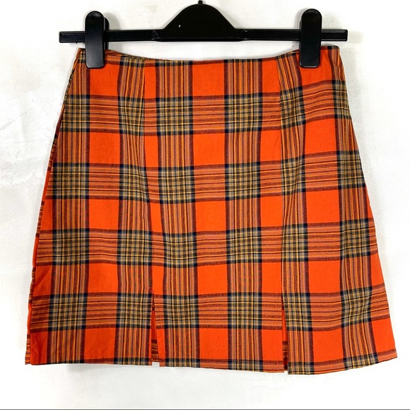 NWT Nasty Gal Totally Clueless Plaid Mini Skirt - Picture 2 of 9